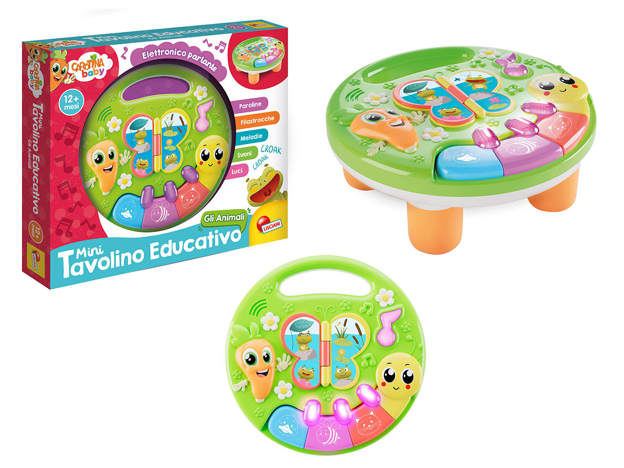 Carotina mini tavolino educativo animali