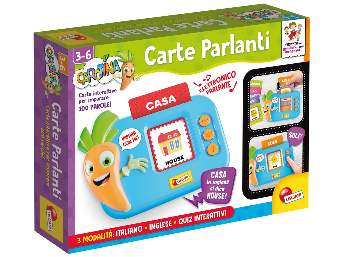 Carotina carte parlanti