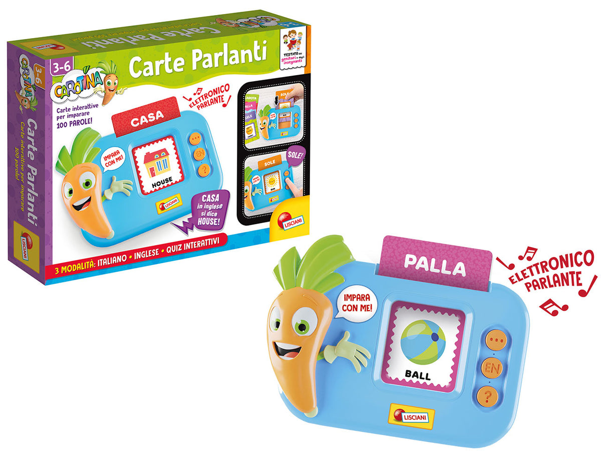 Carotina carte parlanti