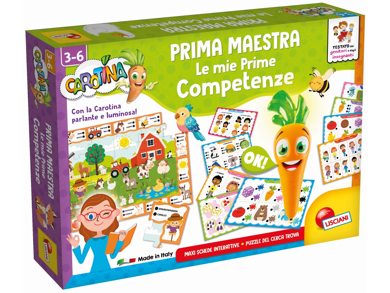 Carotina prima maestra le mie prime competenze con penna interattiva
