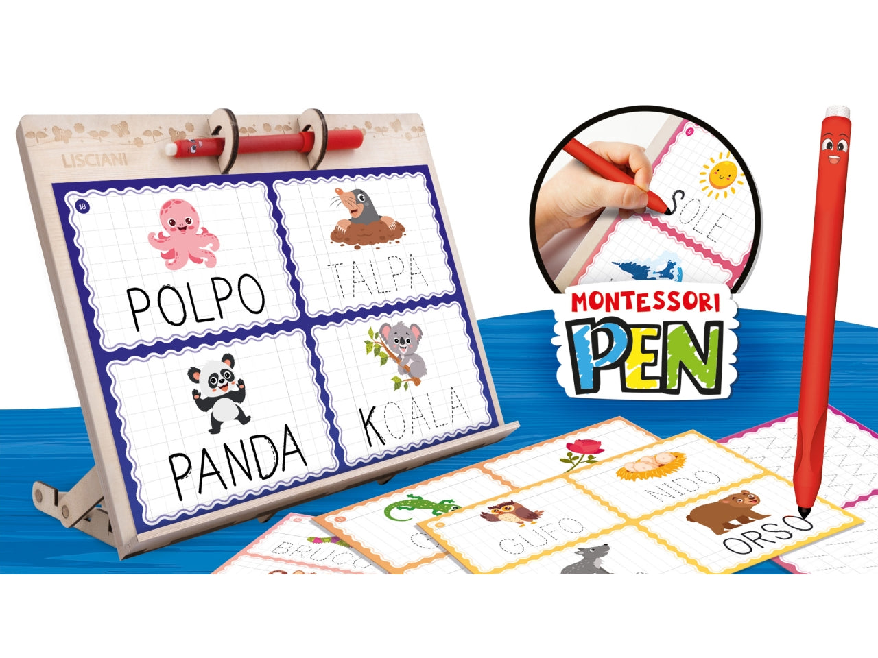 Montessori pen consolle educativa