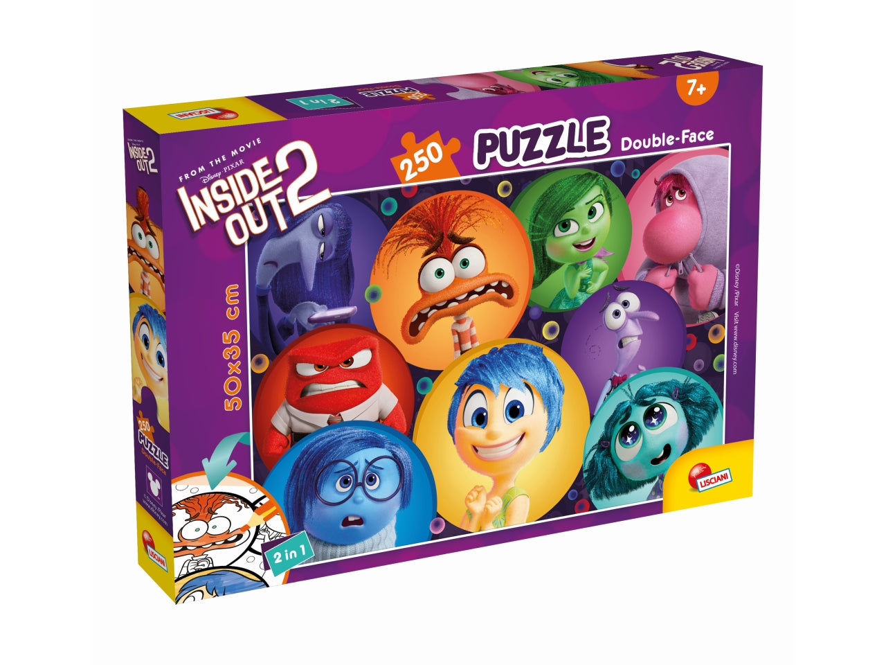 Puzzle 250 pezzi df plus inside out 2 disney