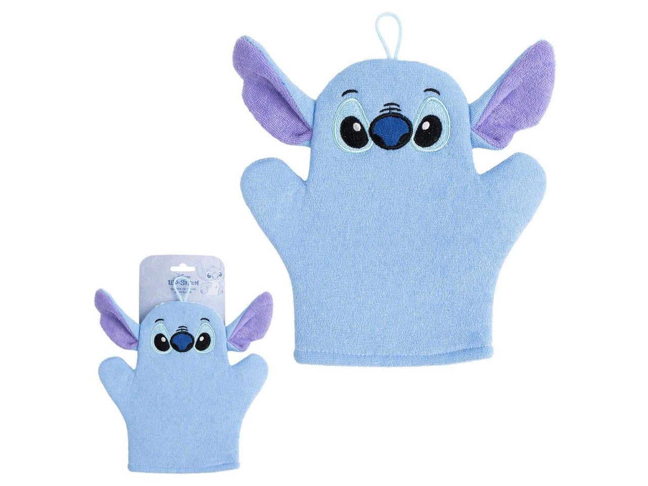 Stitch guanto da bagno