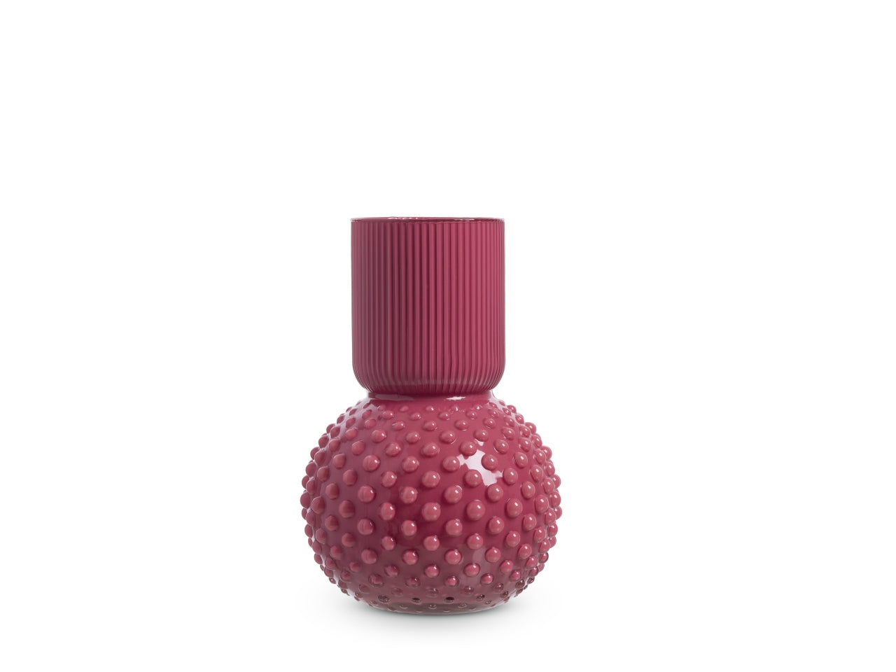 Vaso nayla h.30x d.19 cm magenta basic