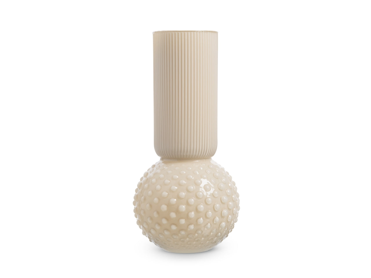 Vaso nayla h.40x d.19 cm creta basic