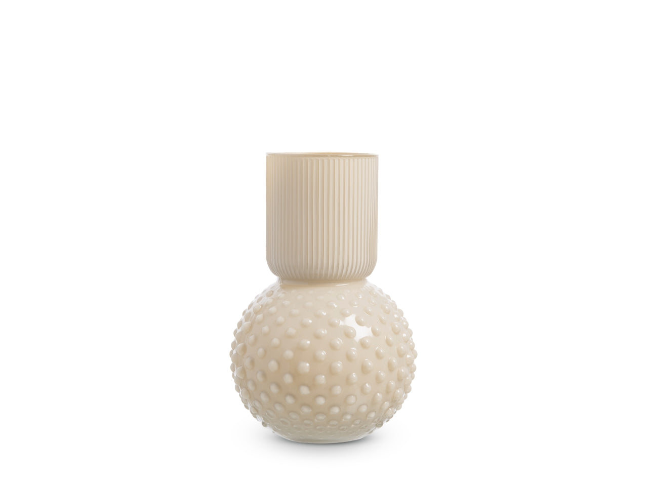 Vaso nayla h.30x d.19 cm creta basic
