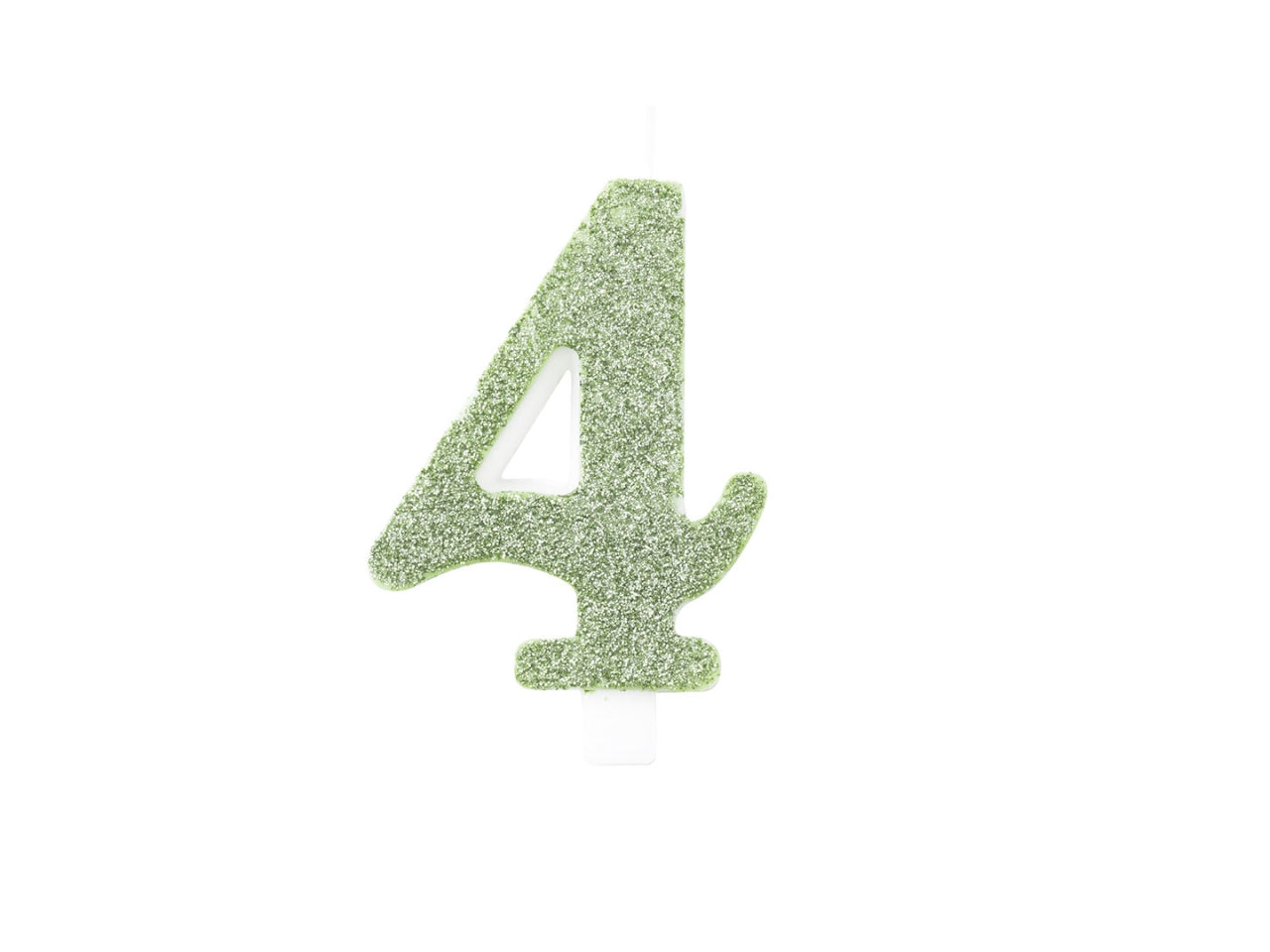 Candelina bio glitter 9,5cm n.4 salvia