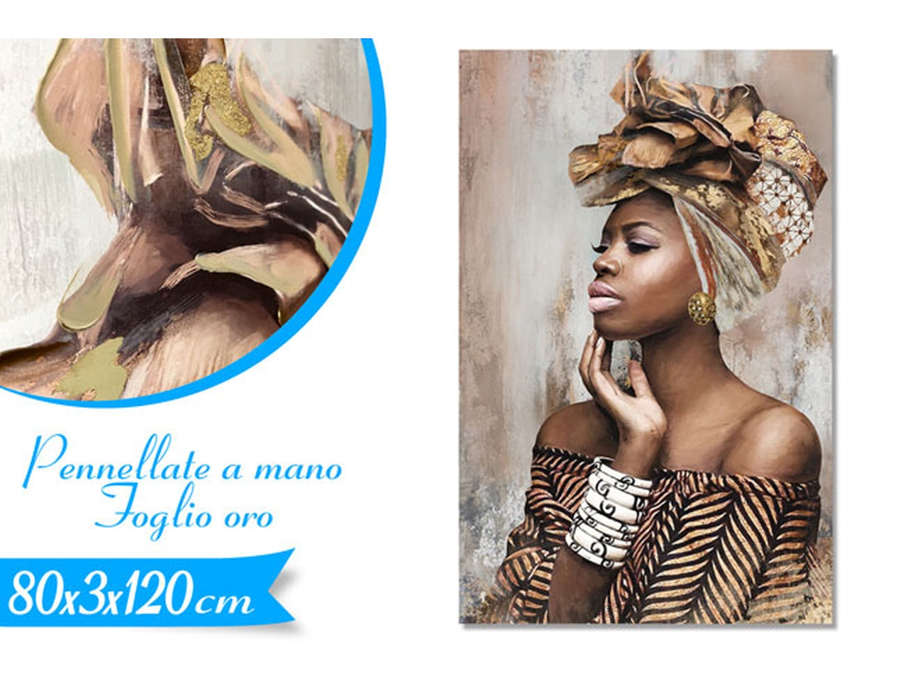 Quadro donna 80x120x3cm