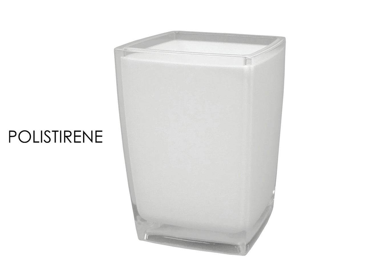 Portaspazzolino di colore bianco