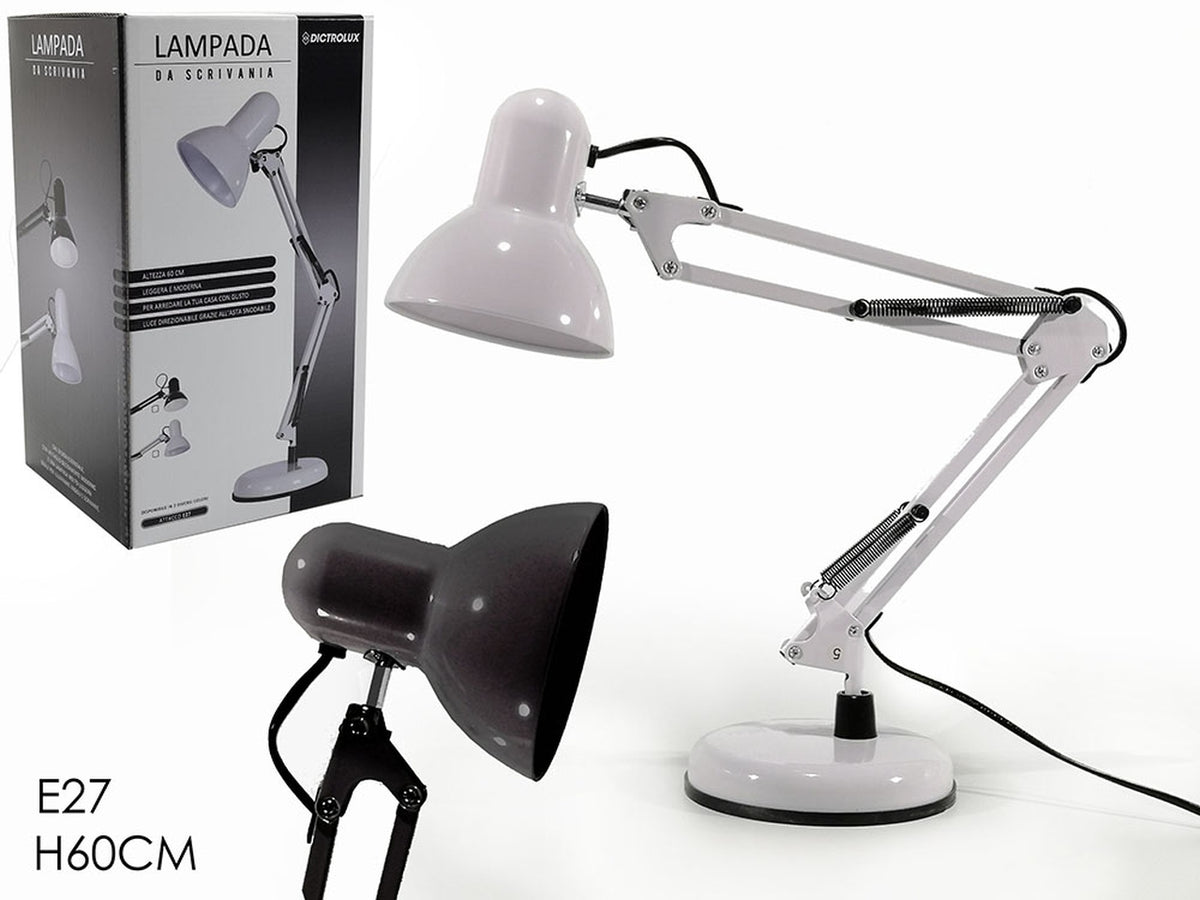 Lampada scrivania h60cm in colori assortiti