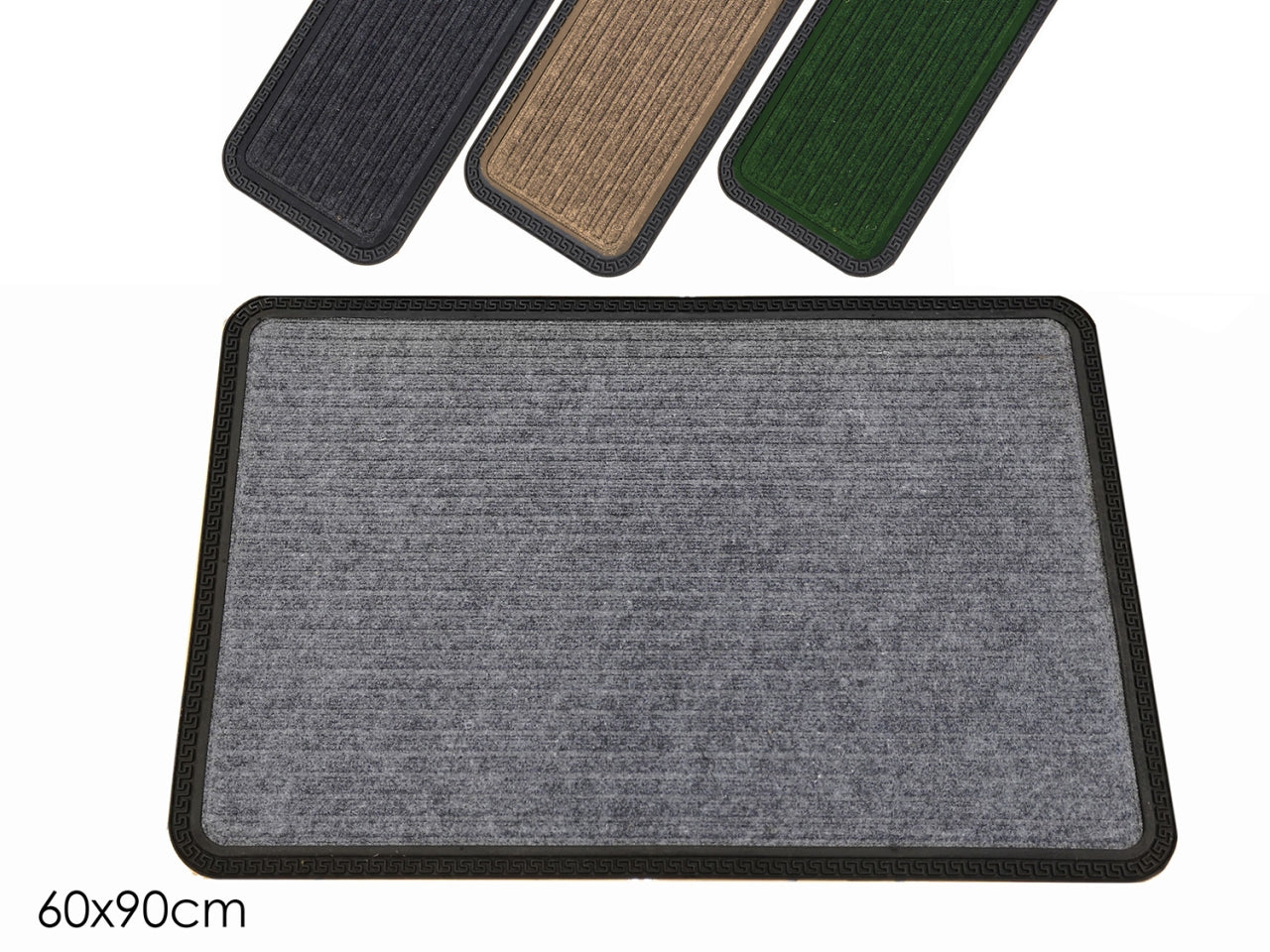 Tappeto con strisce 60x90cm 4ass