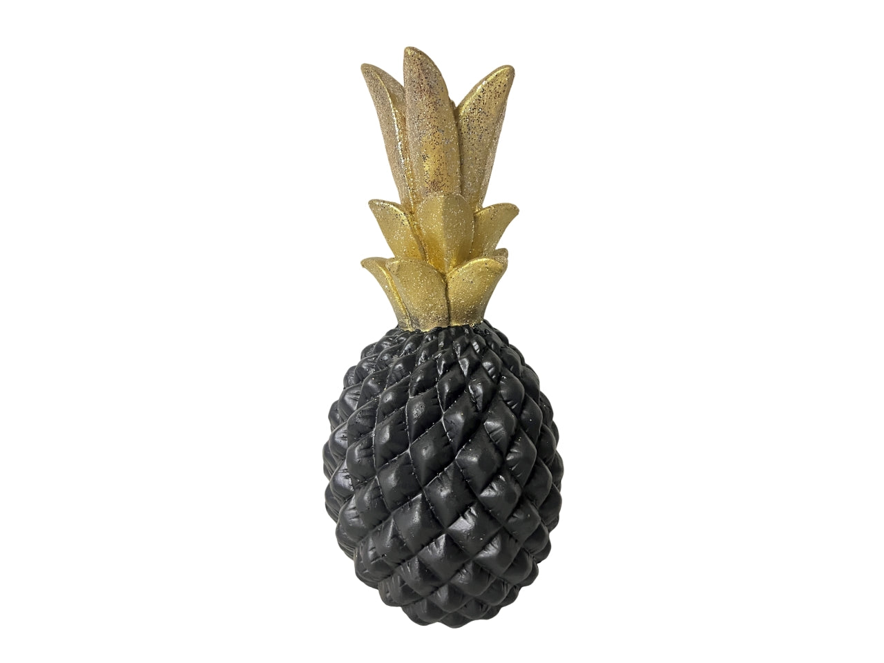Ananas nero/oro h.46,5cm