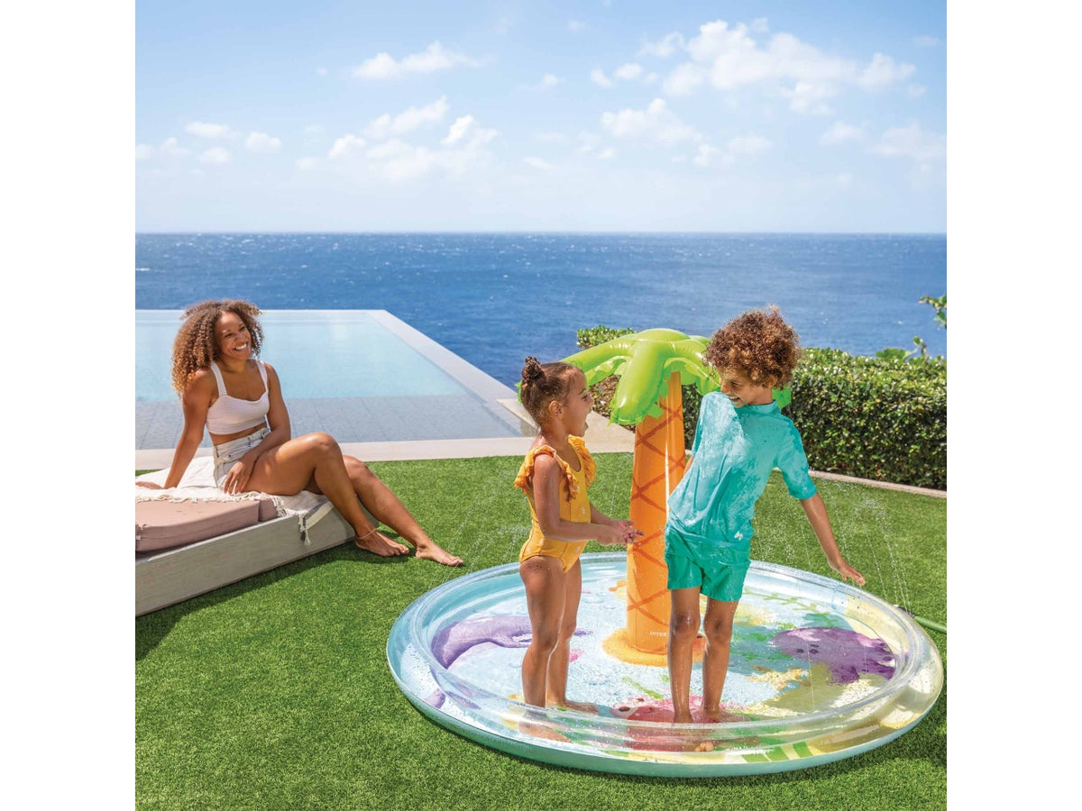 Piscina palma con spruzzo cm 173x104