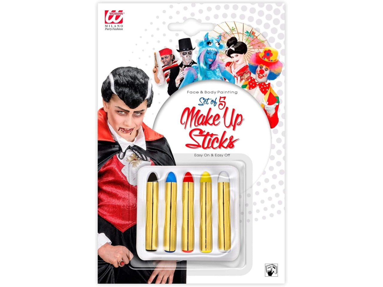 Matite make up set 5 pezzi assortiti