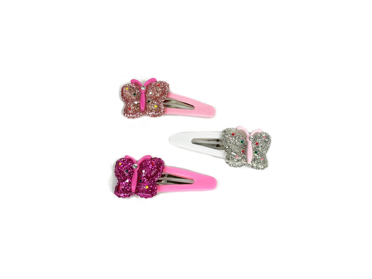 Clic clac glitter butterfly