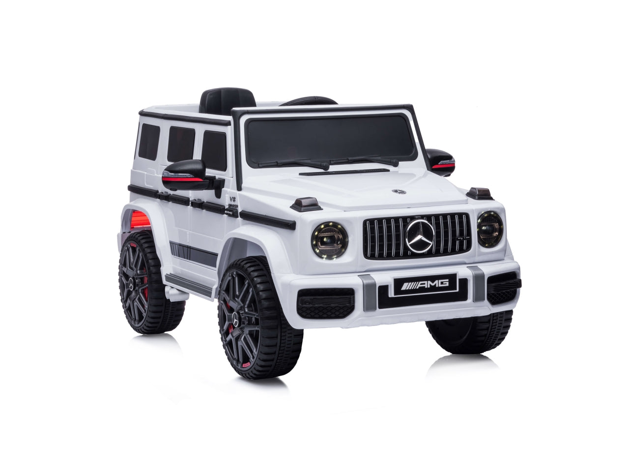 Auto elettriche suv mercedes g63 amg di colore bianco