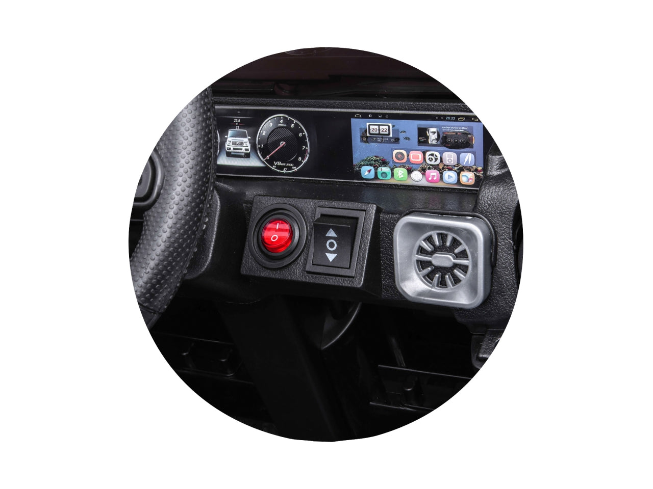 Auto elettriche suv mercedes g63 amg di colore nero