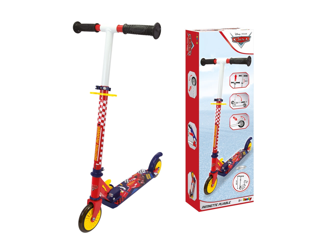 Disney cars monopattino 2 ruote
