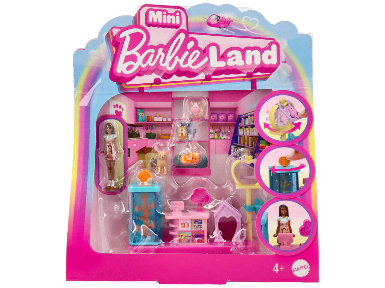Mini barbieland playset asst.
