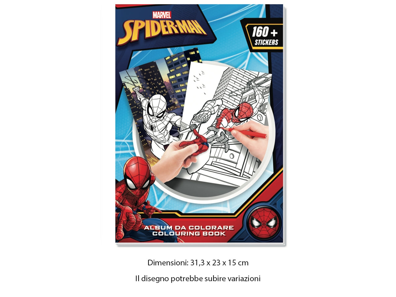 Spiderman libro da colorare