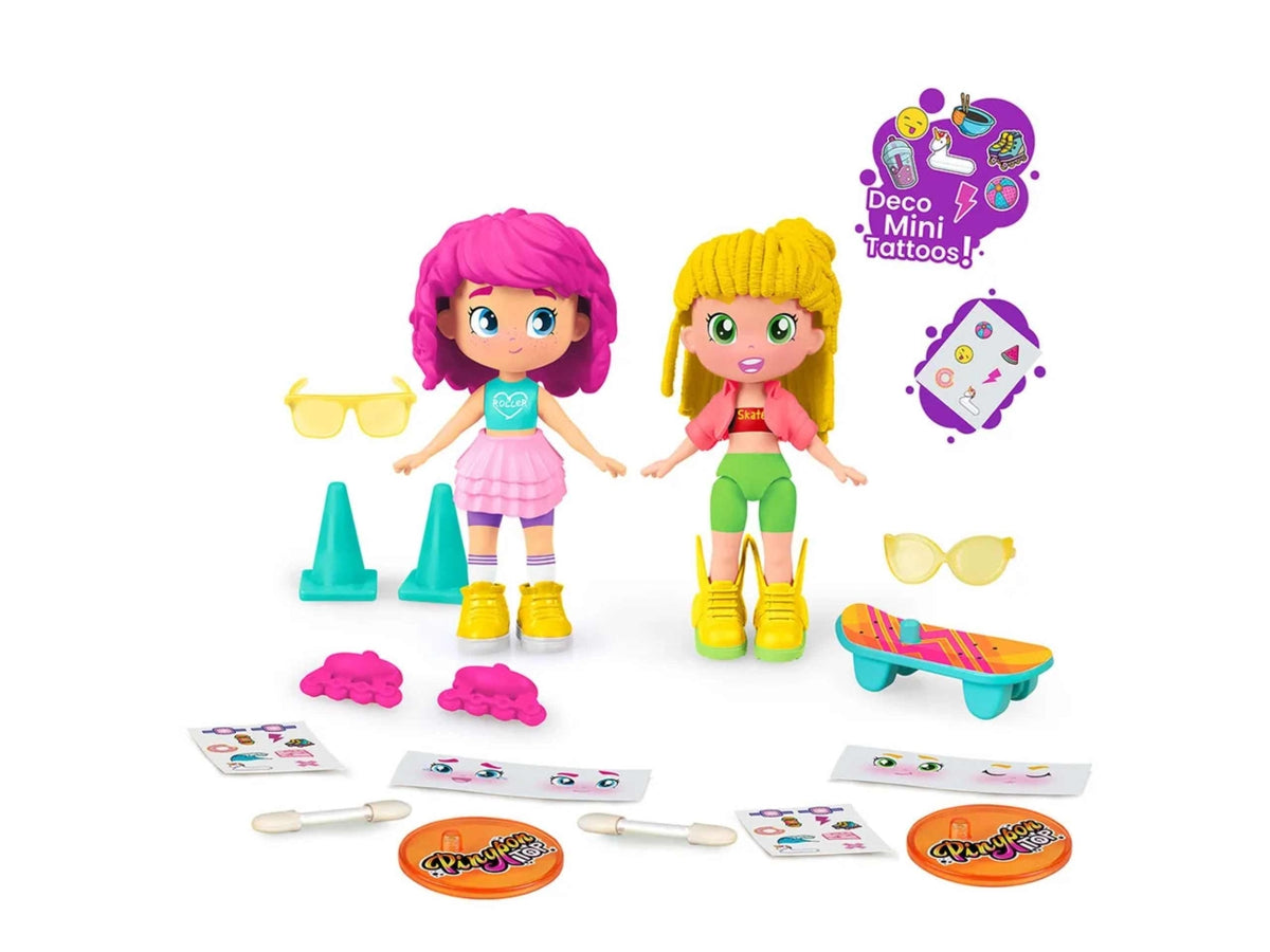 Bambola pinypon top roller girls $