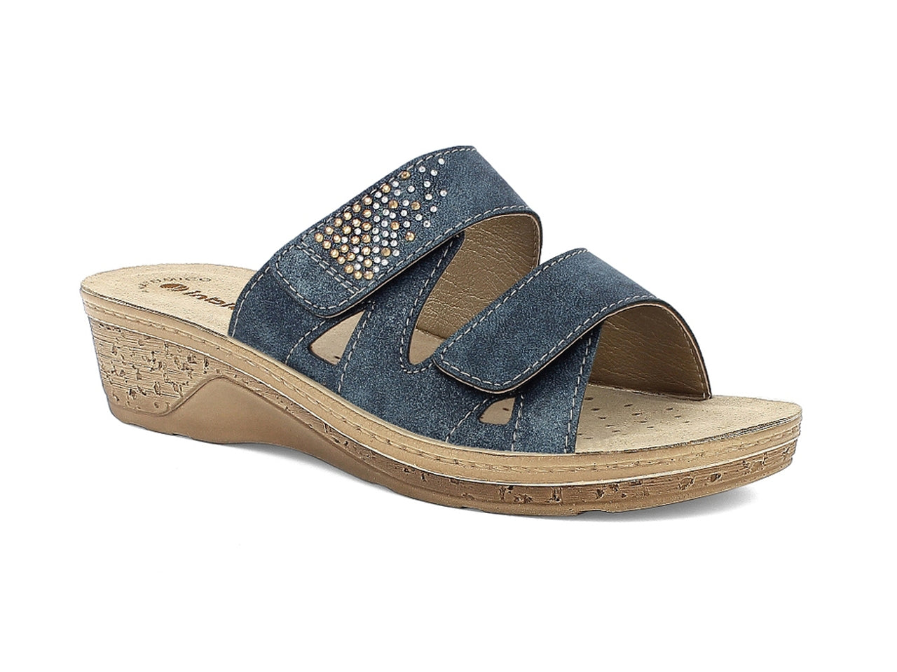 Ciabatta donna taglia dal 35 al 41 blu
