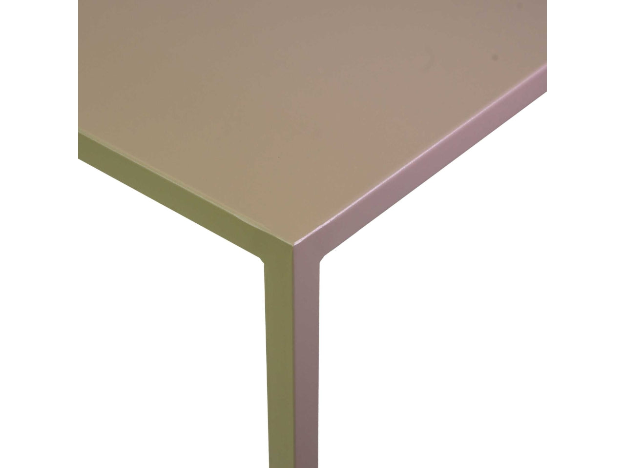 Tavolo quadrato in metallo new elma tortora 80x80h75cm