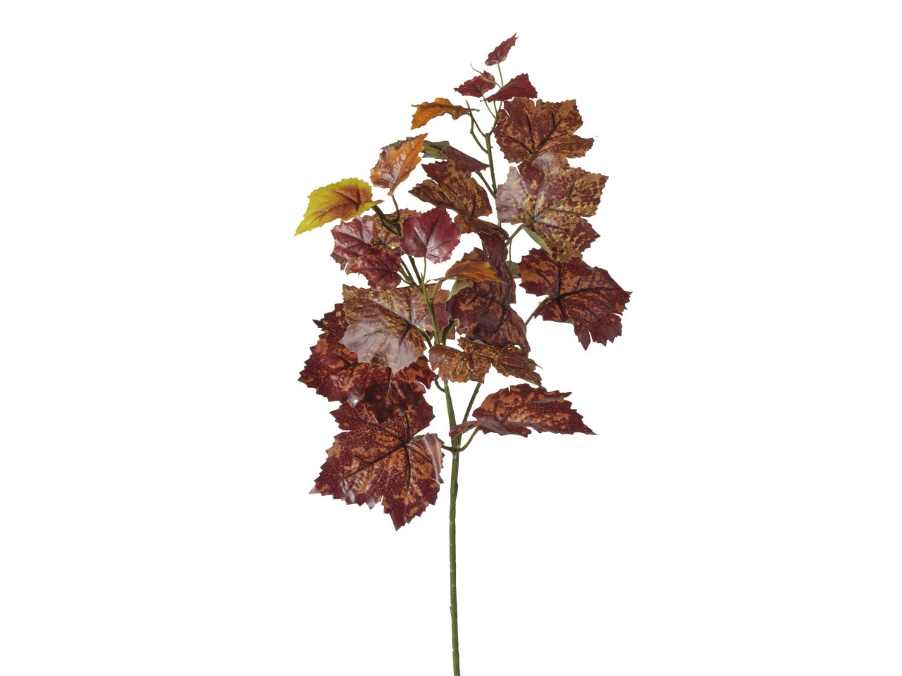 Ramo vite con 3 grappoli 64cm di colore rosso