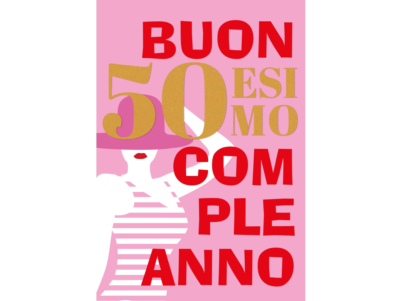 Biglietto 50 anni femminile