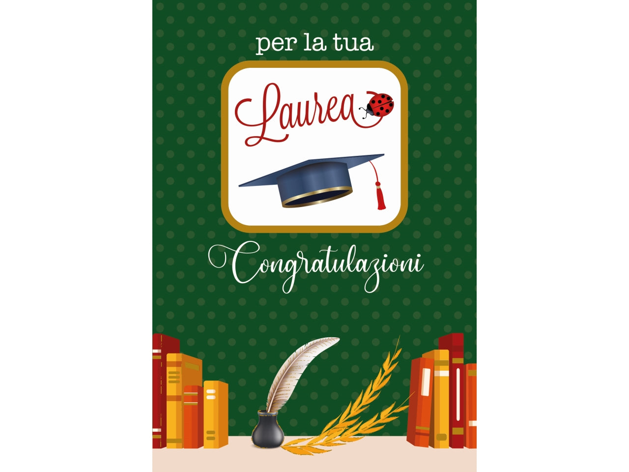 Biglietto auguri laurea