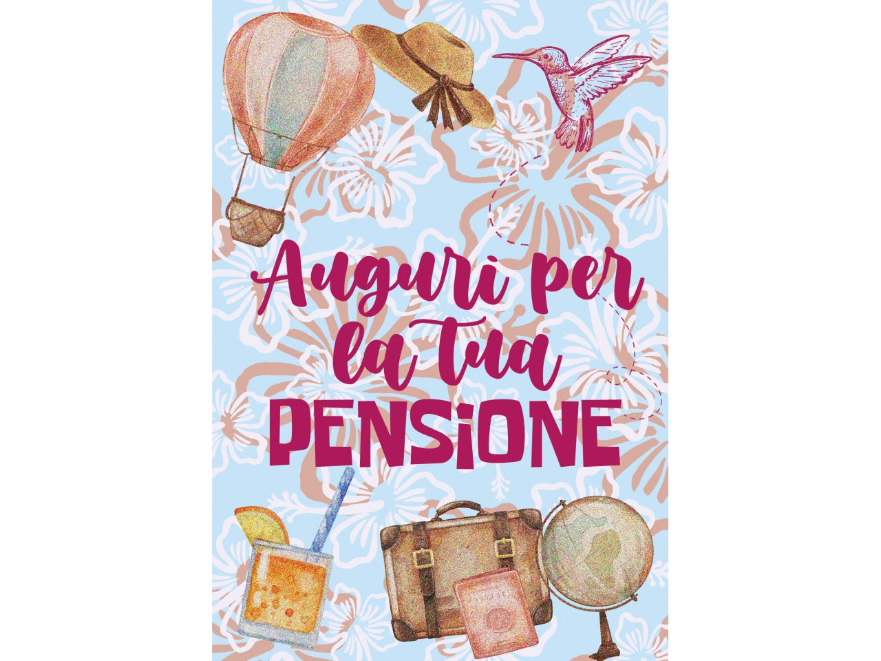 Biglietto auguri pensione