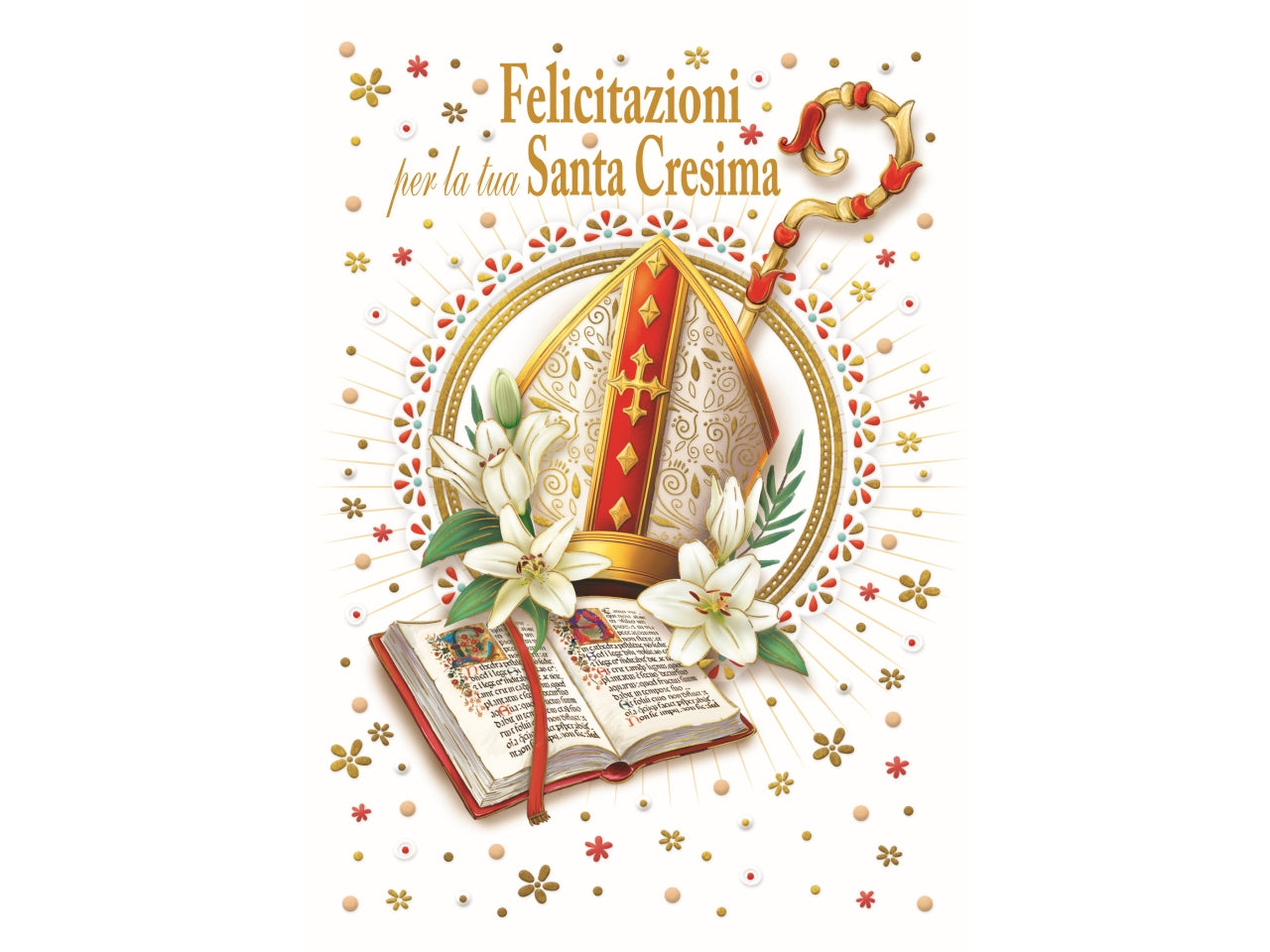 Biglietto santa cresima