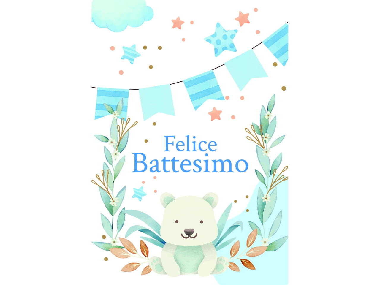 Biglietto portasoldi battesimo bimbo
