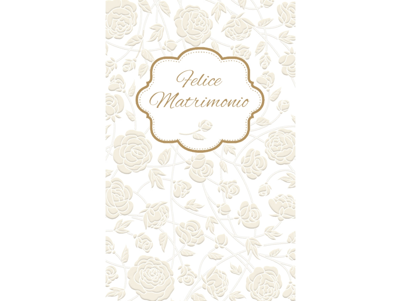 Biglietto mini felice matrimonio, confezione da 6 bigliettini