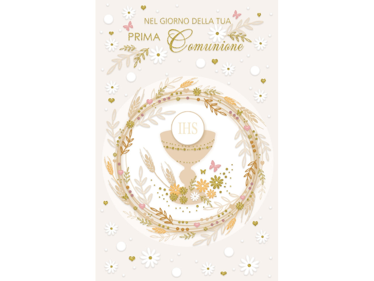 Biglietti mini  prima comunione 6 pezzi