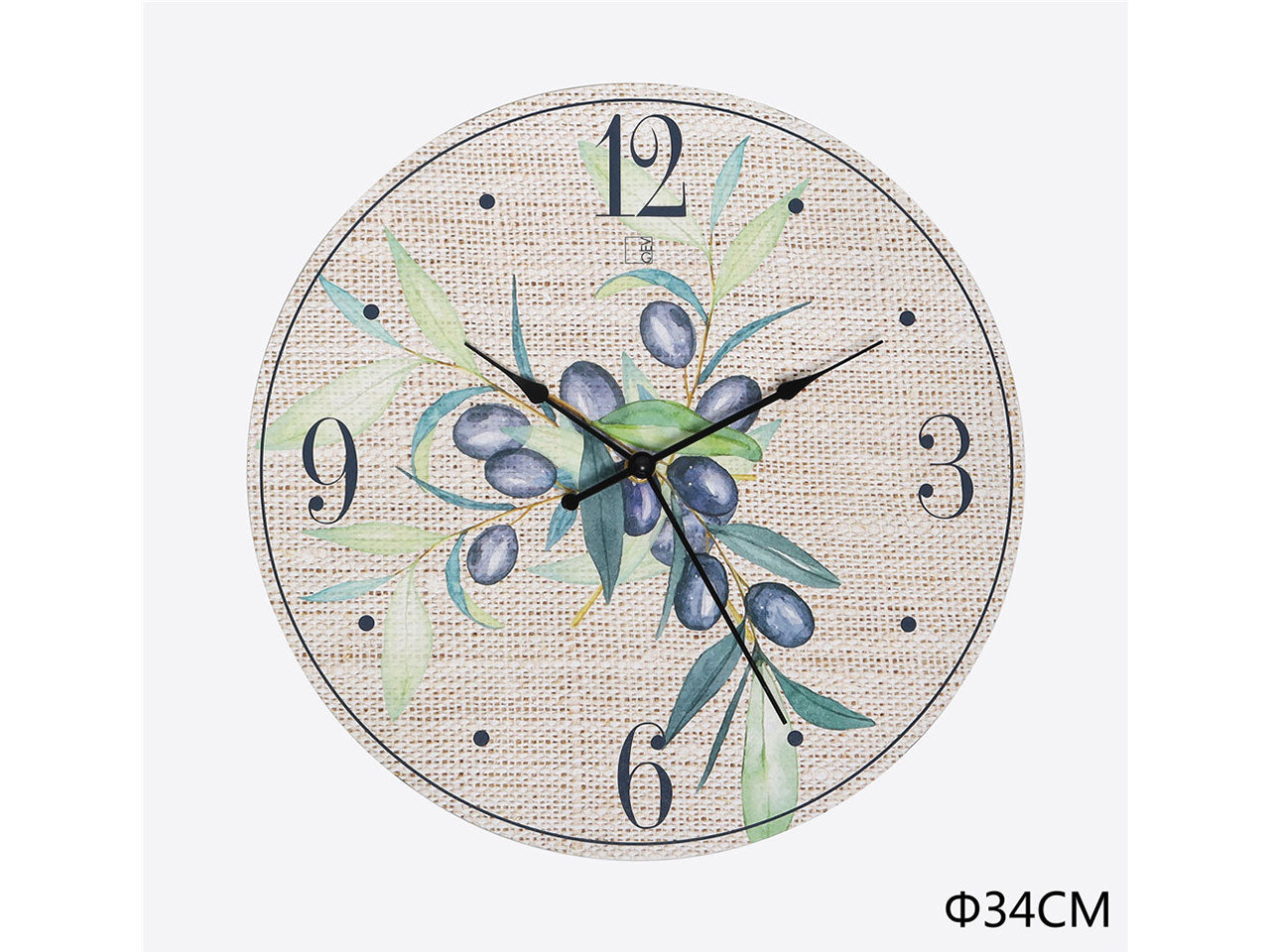 Orologio olive 34cm