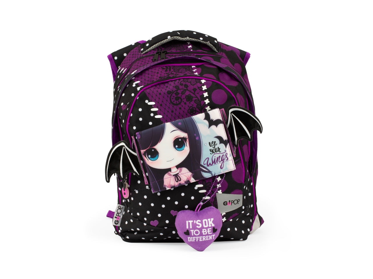 Gopop zaino estensibile round dark love