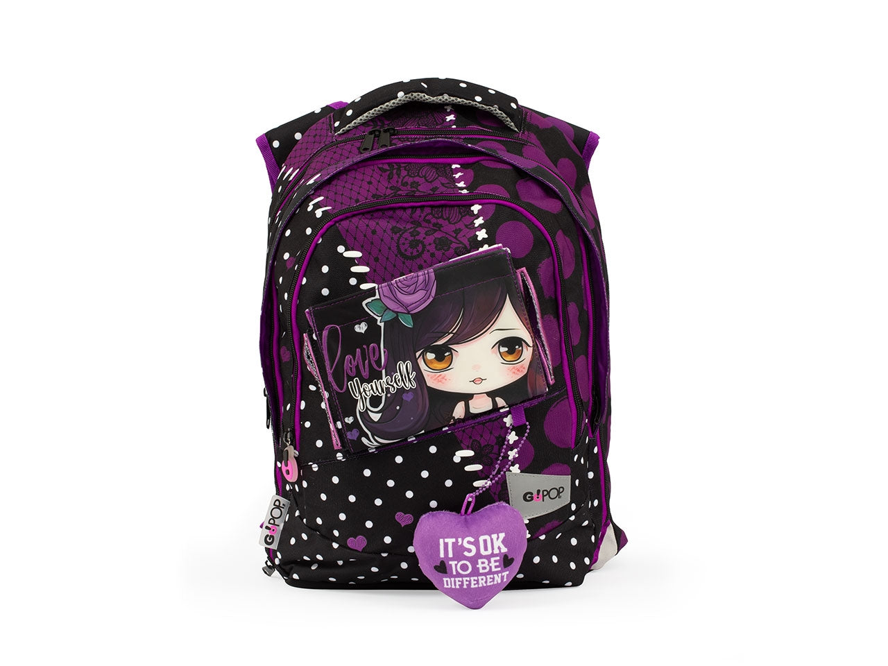 Gopop zaino estensibile round dark love