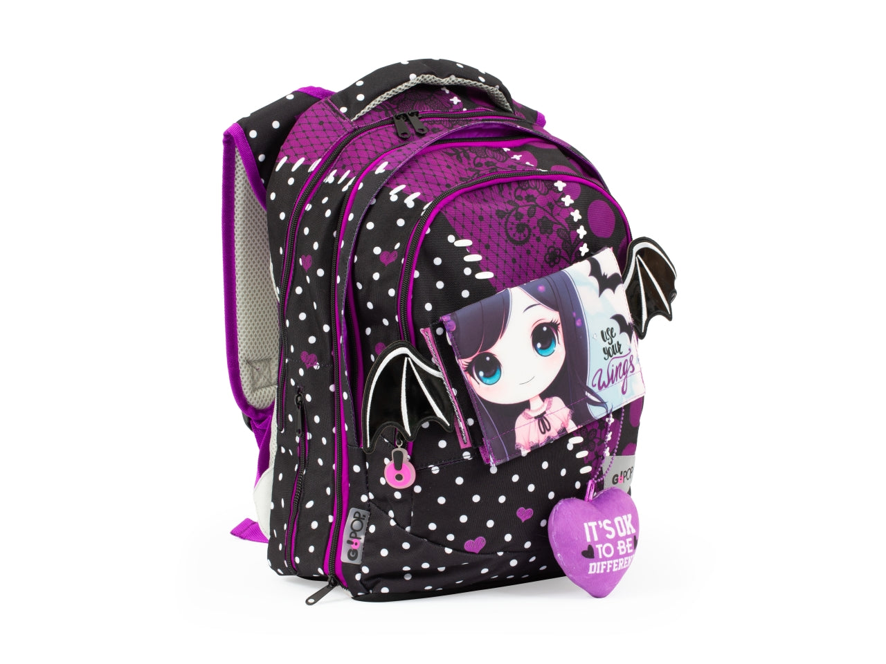 Gopop zaino estensibile round dark love