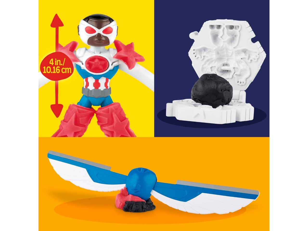 Play-doh moto di captain america