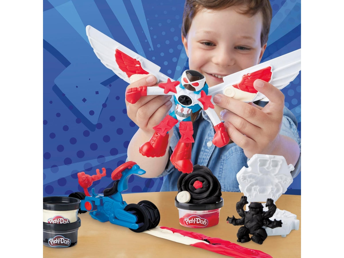 Play-doh moto di captain america