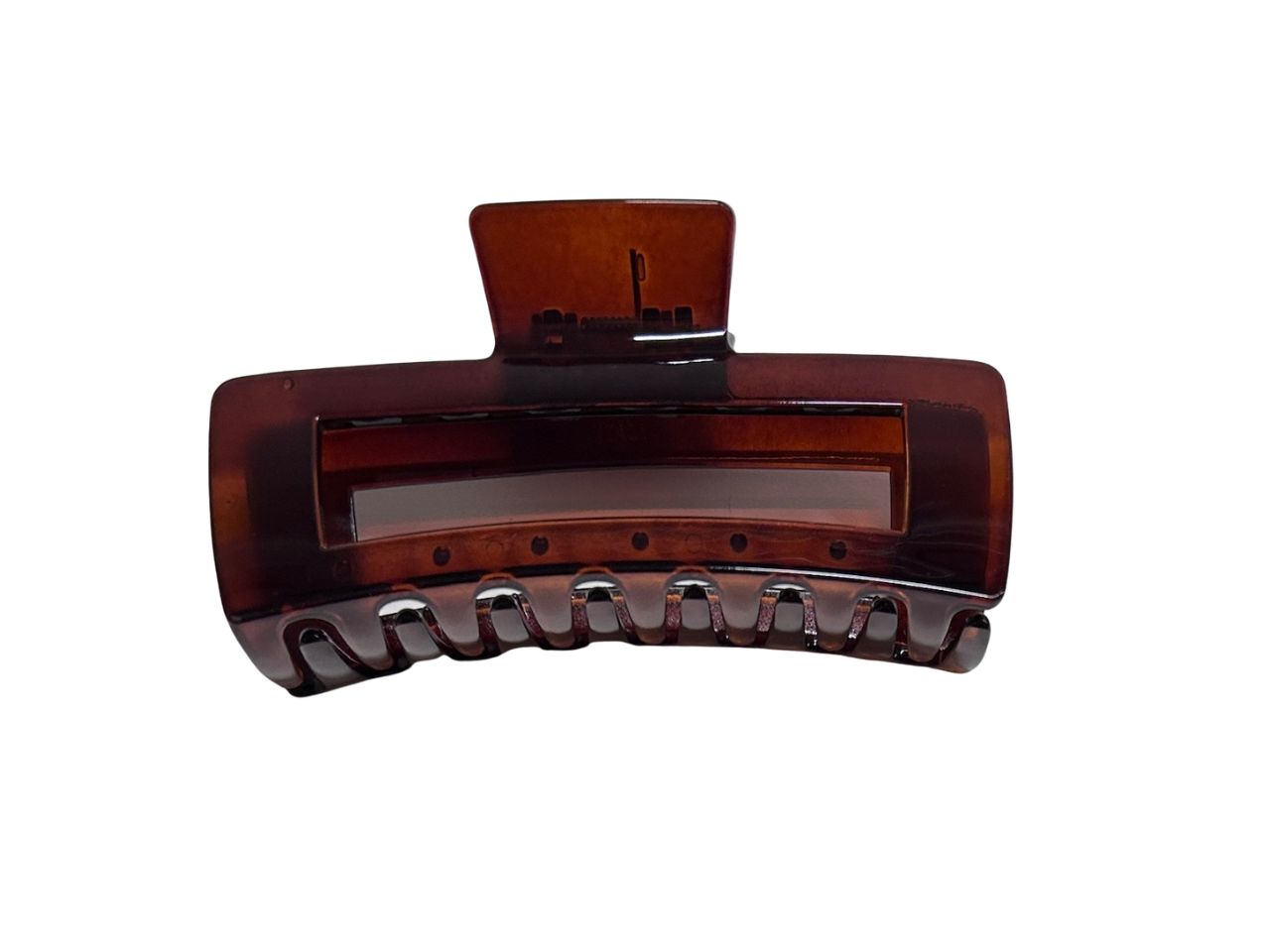 Pinza fibbia maxi laccato tartaruga