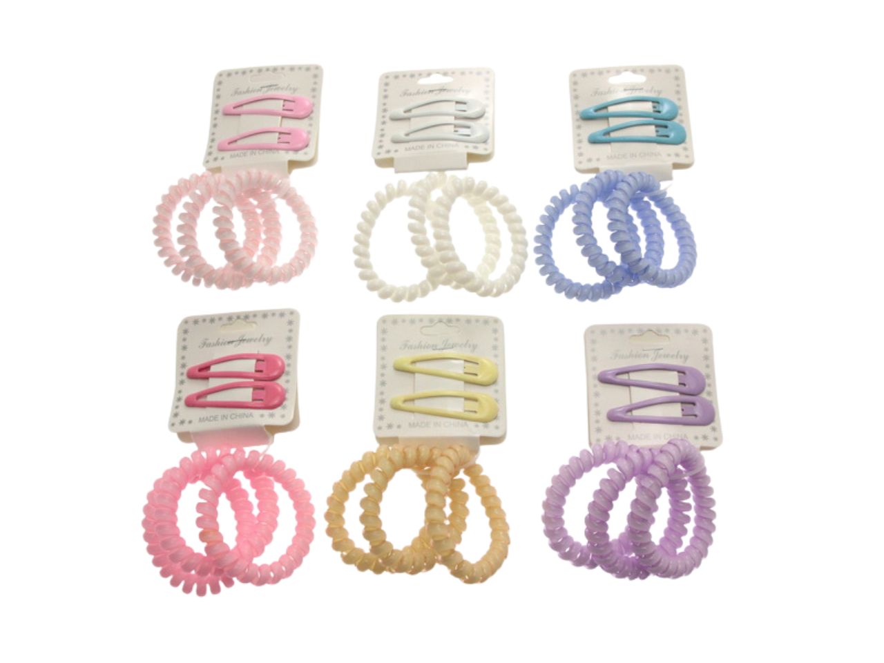 Set molla con clic clac  estivi confezioni da 5 pezzi