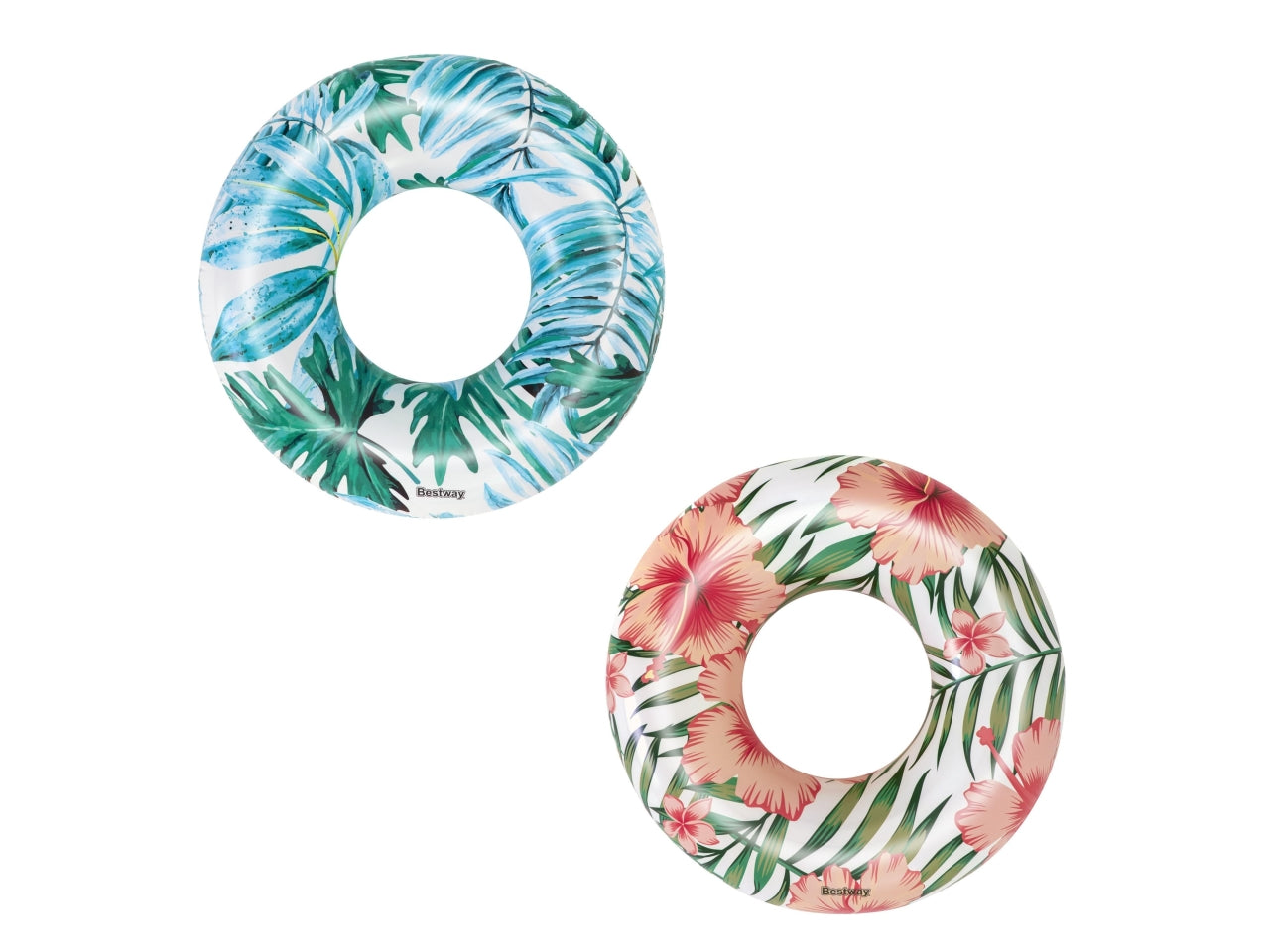 Salvagente fashion palme tropicali 107cm in colori assortiti