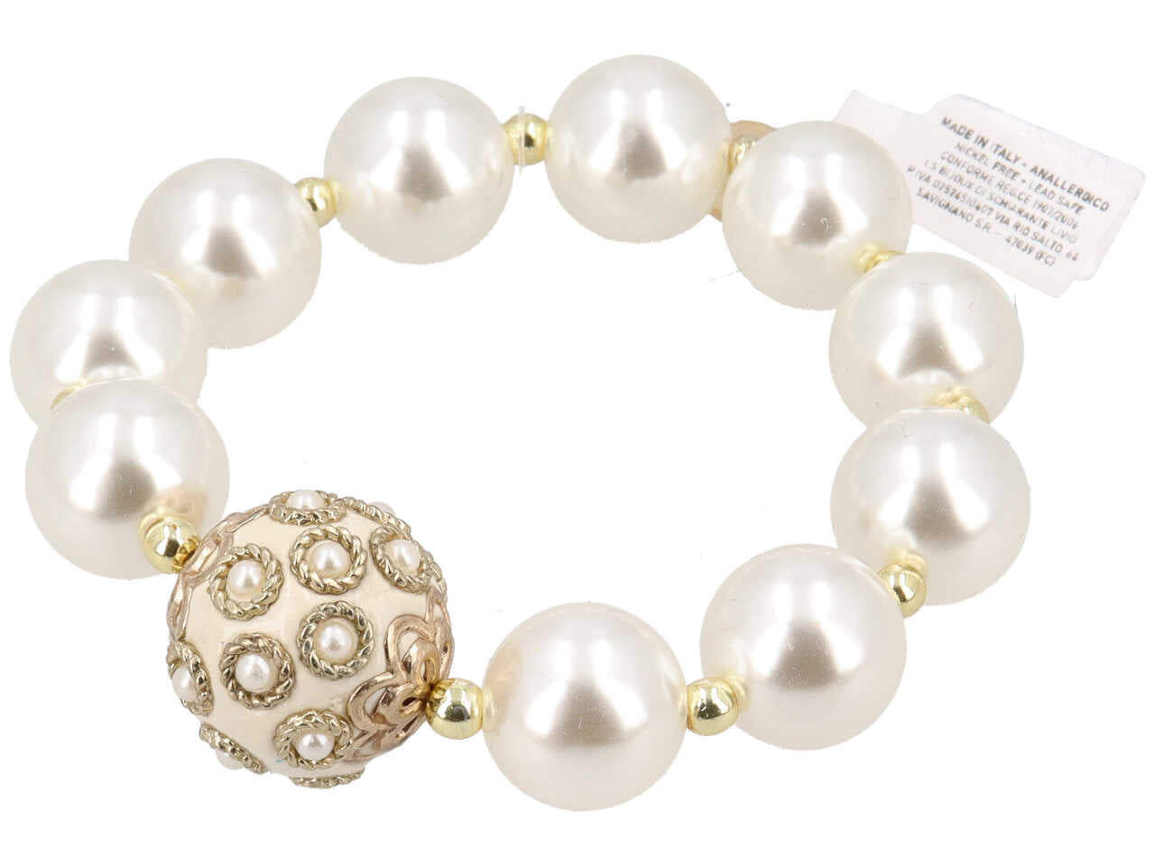 Bracciale in acrilico rame smaltata