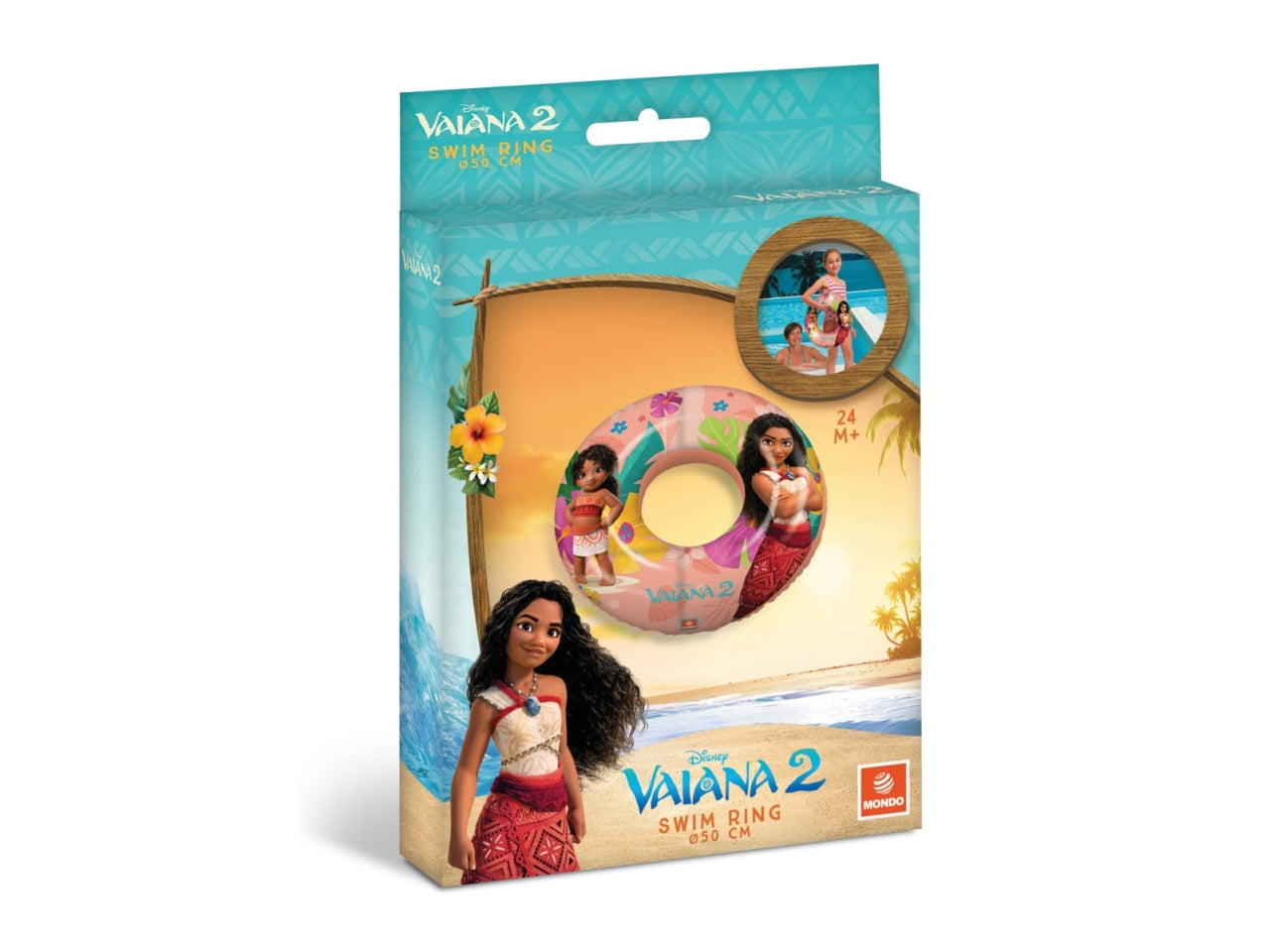 Vaiana salvagente d.50cm per bambini dai 2+ anni
