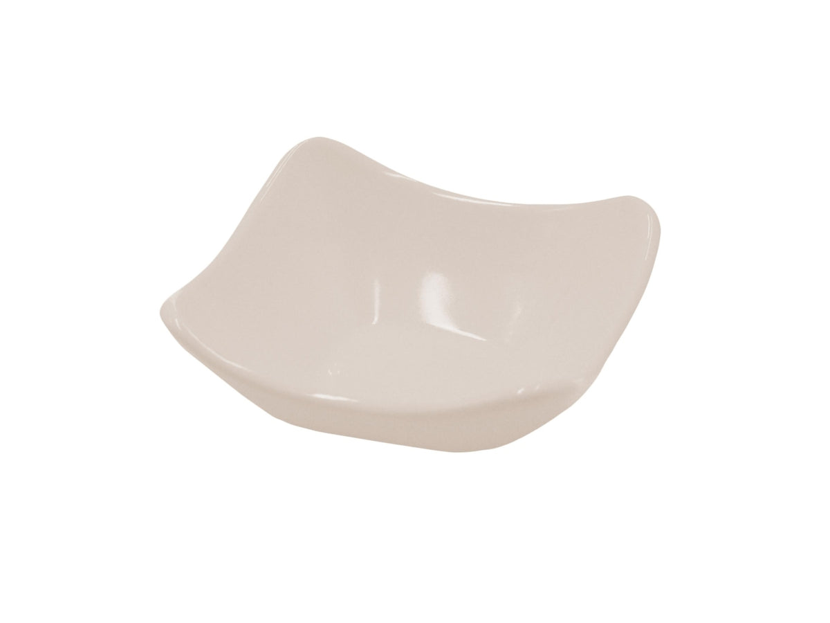 Ciotola romeo crema tulip quadro svasato 12x12h2/4cm $