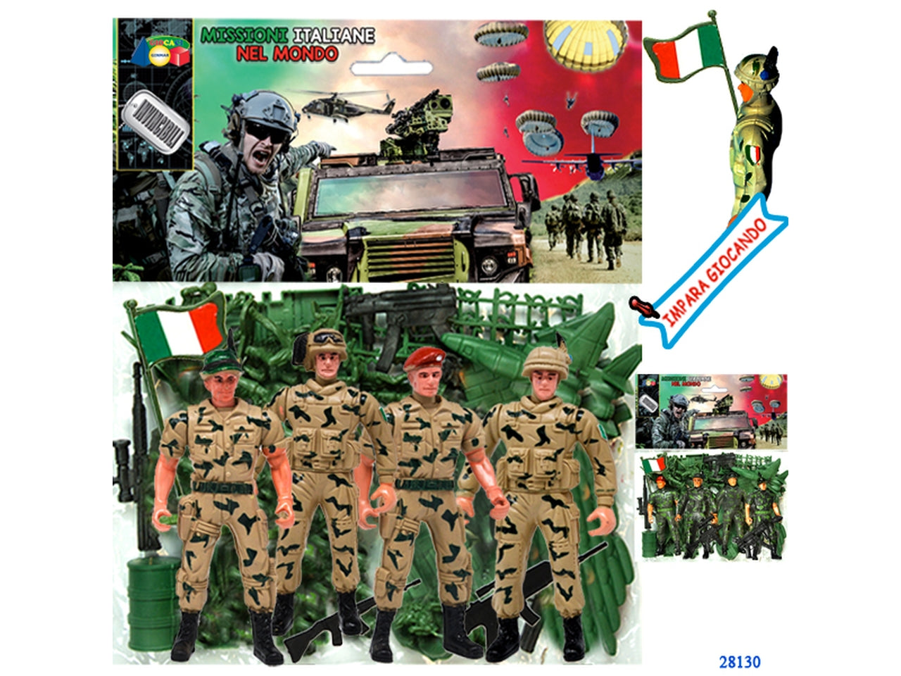 Busta soldati italiani missione militare ass.