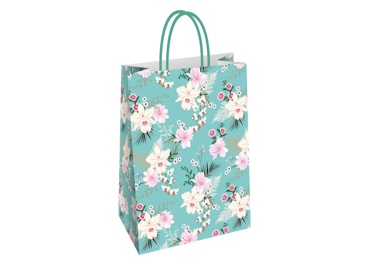 Shopper in carta fantasia nina 23x10x29cm
