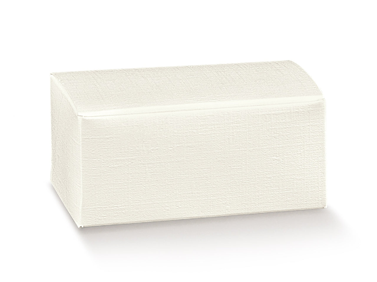 Scatola fibra bianca rivestita 11,5x8x5,5cm